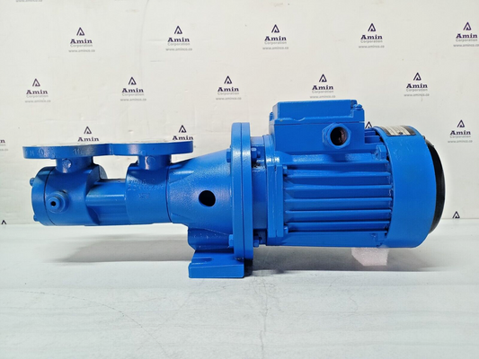 Saacke Kral NFUG-10 Triple screw pump with motor 0.37kw, 60hz, 1650rpm - TESTED