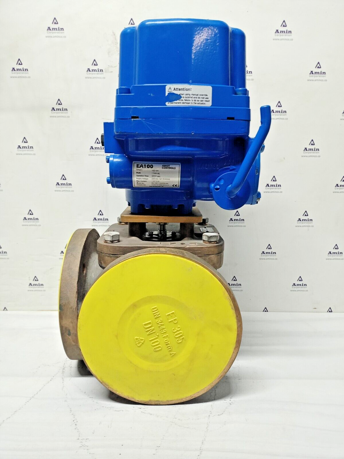 Amot CompACT EA100 Electric Actuator EA10017S2200-AA with 4GEFBAA032-AA Valve