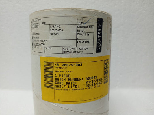 Wartsila CGE300/80-0094 Mechanical seal Part No. 20079-003 - NEW