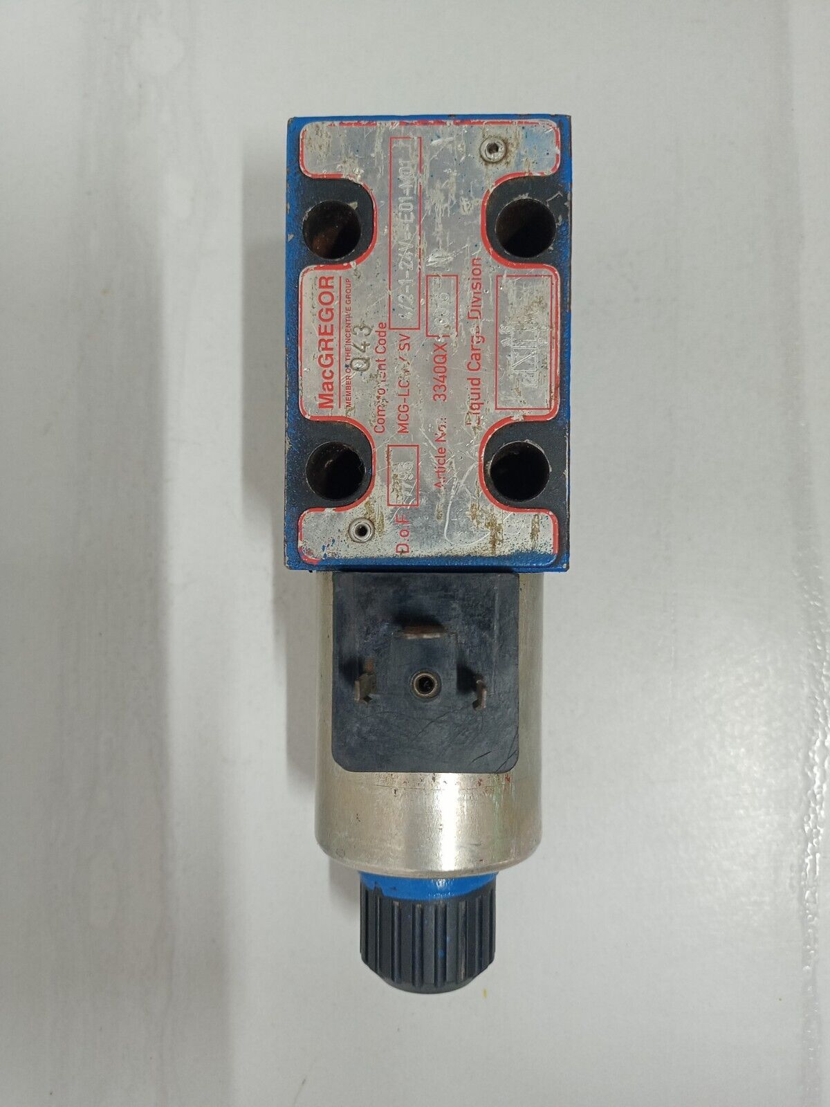 Macgregor MCG-LCH/SV 4/2-1-24V=-E01-M01 Directional control valve