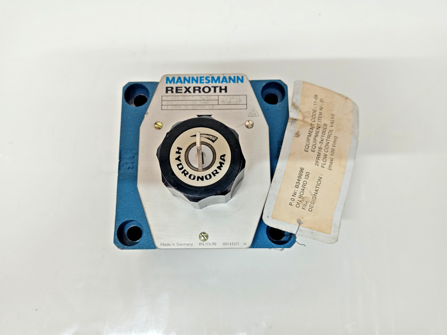Mannesmann Rexroth 2FRM 16-32/100 LB Flow Control Valve 2FRM16/32/100LB - NEW #2