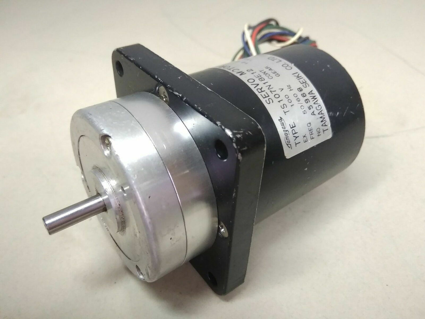 Tamagawa Seiki TS107N18E12 Servo Motor 100V 50/60 HZ - NEW