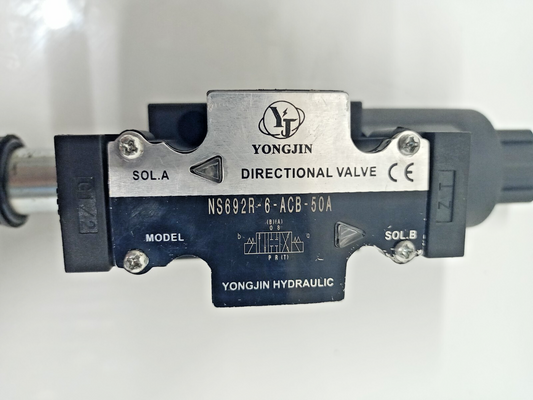 Yongjin NS692N-6-AGB-50A Solenoid operated Directional control valve - NEW