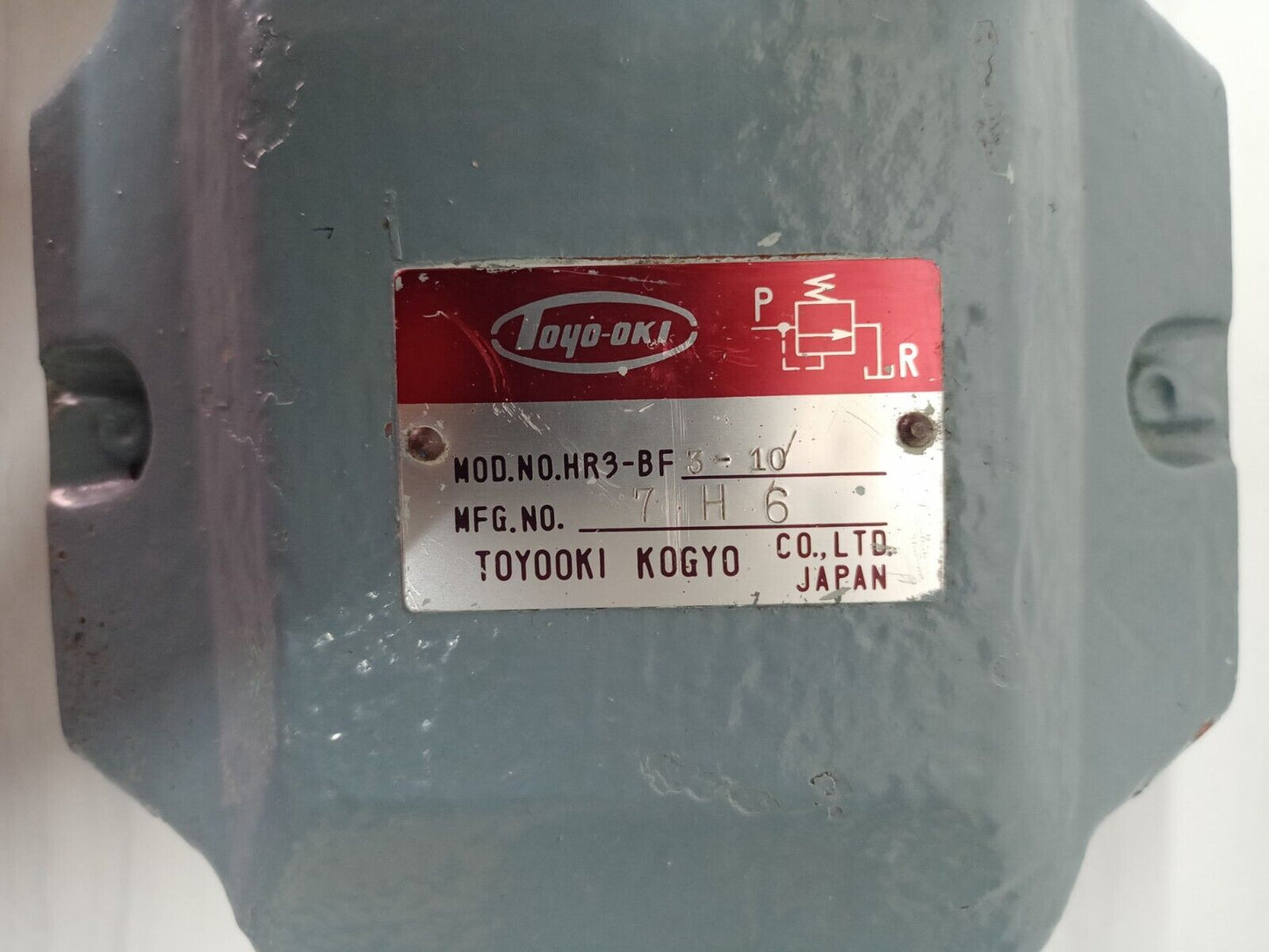Toyooki Kogyo HR3-BF3-10 Hydraulic valve