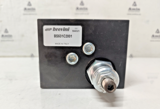 Brevini BS531C2001 Hydraulic valve block with CMP30N2001 Relief valve - NEW