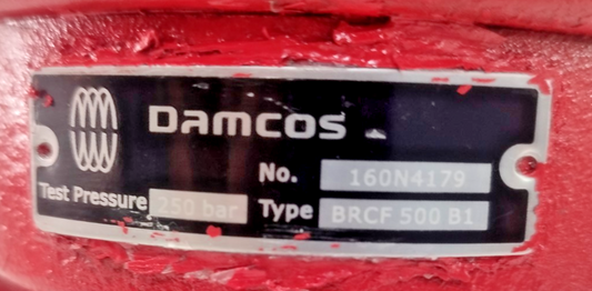 Damcos BRCF 500-B1 160N4179 Hydraulic Single-Acting Balanced Rotary Actuator NEW