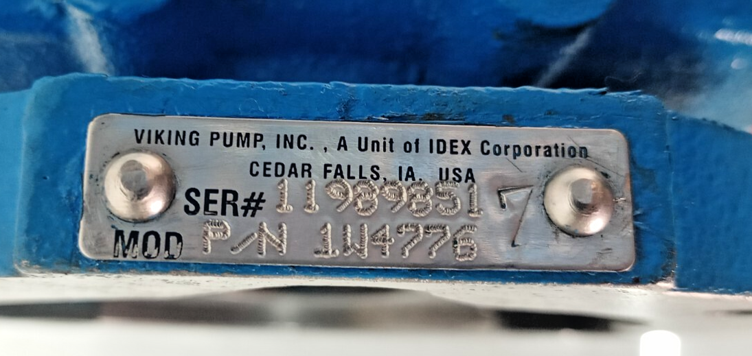 Viking Pump 1W4776 Motor speed Cast pump Hydraulic Internal gear pump - NEW