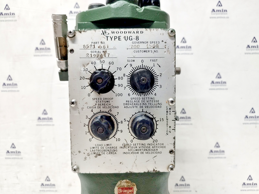 Woodward UG-8 Governor part No. : 8521-561 RPM: 700-1500 - TESTED