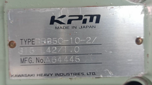 KPM Kawasaki RB35C-10-2/315-L42/1.0 valve - NEW