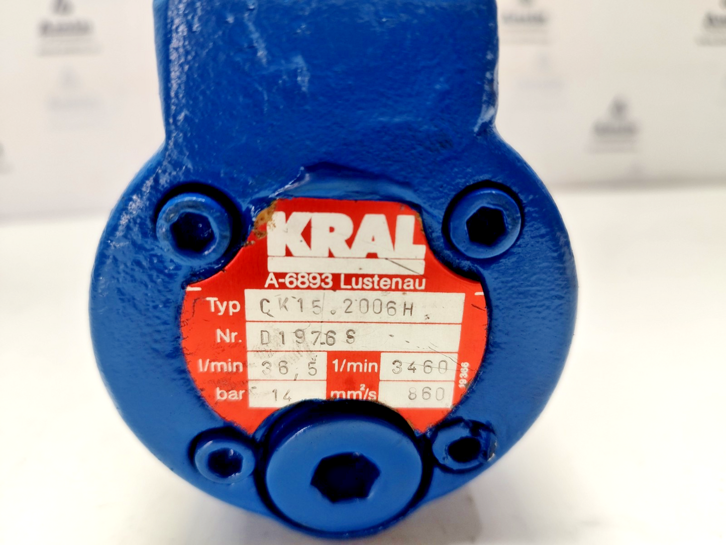 KRAL CK 15.2006H Triple screw pump - Refurbished & Tested