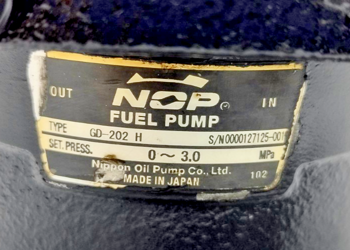 Nippon GD-202 H Fuel pump - Pressure tested #4