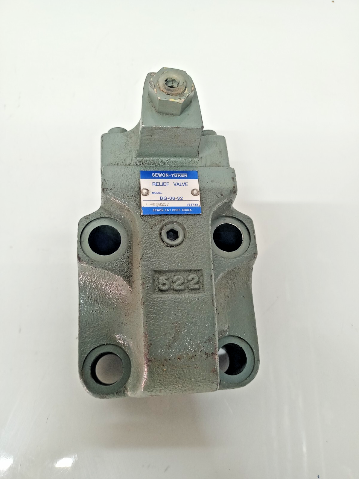 Yuken BG-06-32 Pressure Relief valve - NEW
