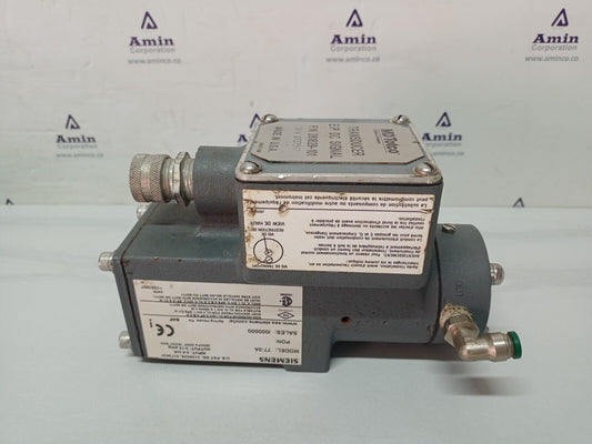 Siemens 77-3A E/P TRANSDUCER MD Totco P/n: 261829-101