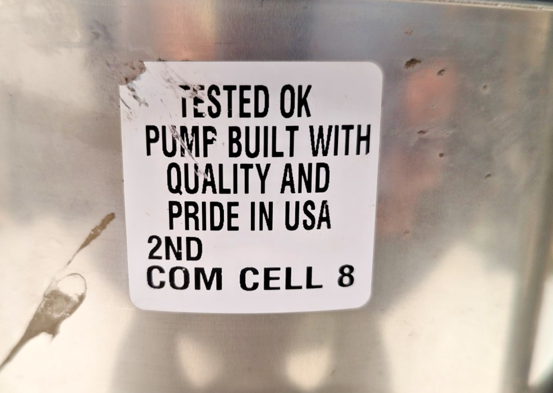 Goulds pump 10SV2FE4F50 e-SV series Multi stage pump with Motor 2hp, 3450rpm NEW