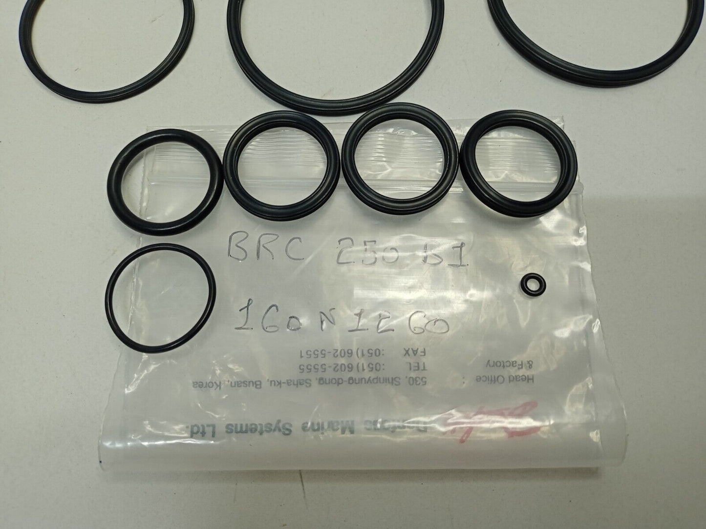 Damcos Seal kit for BRC 250 B1 P/N: 160N1260 - NEW