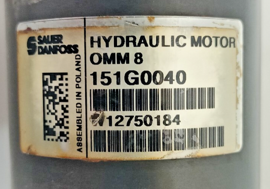 Sauer Danfoss OMM8 Hydraulic Orbital motor 151G0040 - NEW