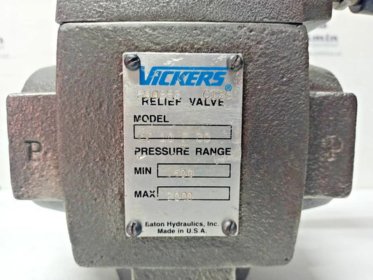 Vickers CT 10 F 30 pressure relief valve Rated pressure: 1500-3000 PSI #2