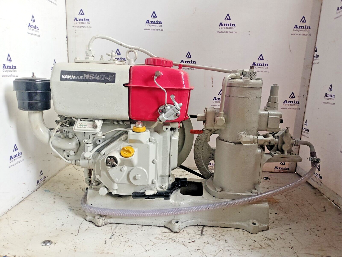 Yanmar Diesel Engine NS40-G with Emergency Air compressor - Tested