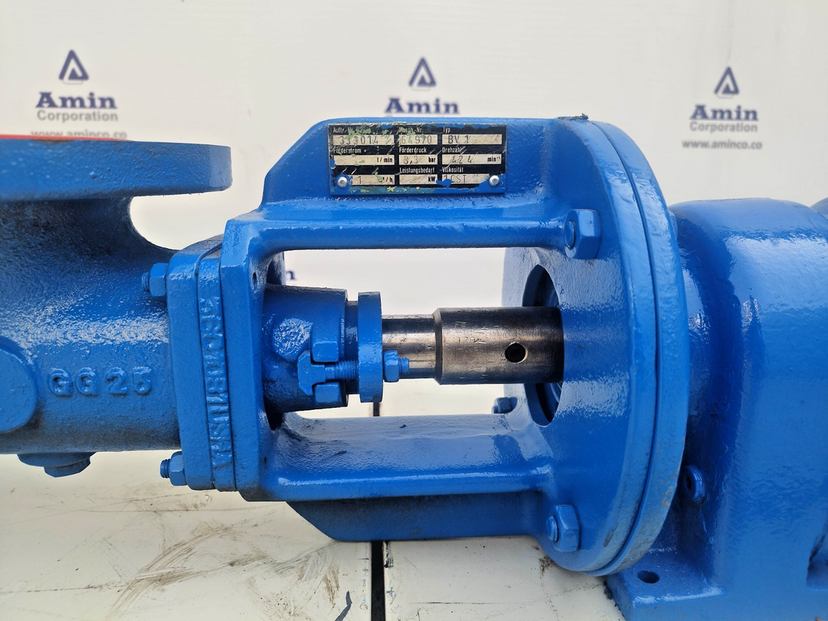 Blohm+Voss BV-1 Progressive cavity single screw pump - TESTED