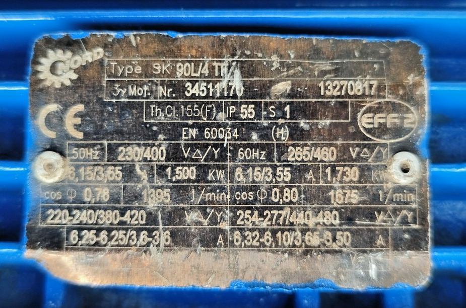 RWO Bremen Type: AEP 4 Single screw pump sludge pump complete - Pressure Tested