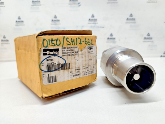 Parker SH12-63L Series 60 Stainless Steel Quick coupling 1-1/4 -11 1/2 NPTF NEW