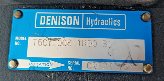 Denison Hydraulics T6CY 008 1R00 B1 Hydraulic Vane pump - NEW