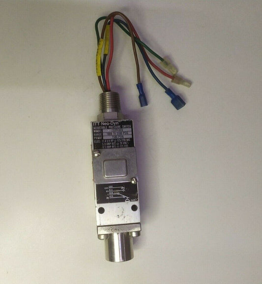 ITT Neo-Dyn Adjustable pressure switch 232P43C6  1000-3100 PSIG - used