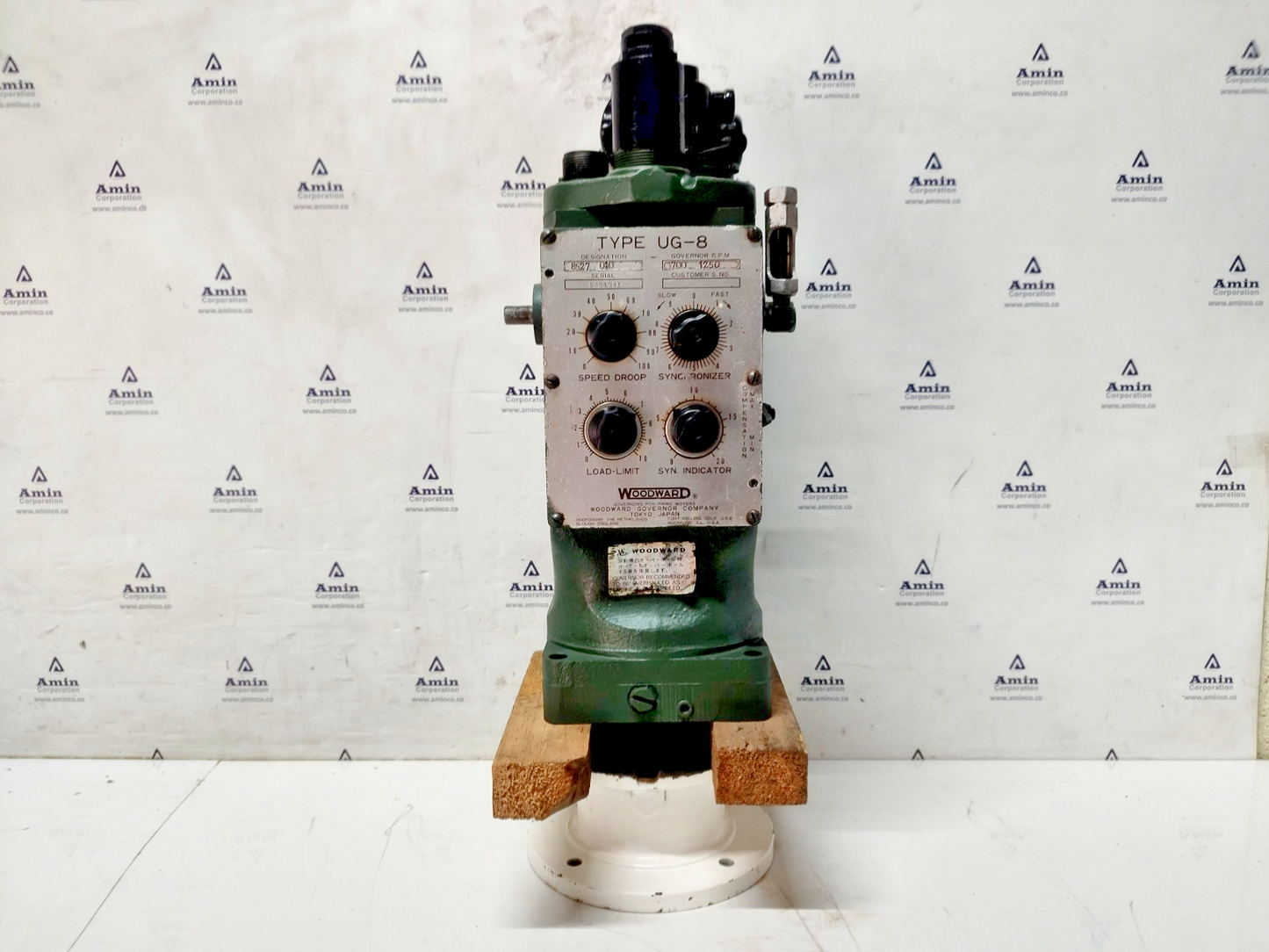 Woodward UG-8 Governor part No. : 8527-010 RPM: 700-1250 - TESTED