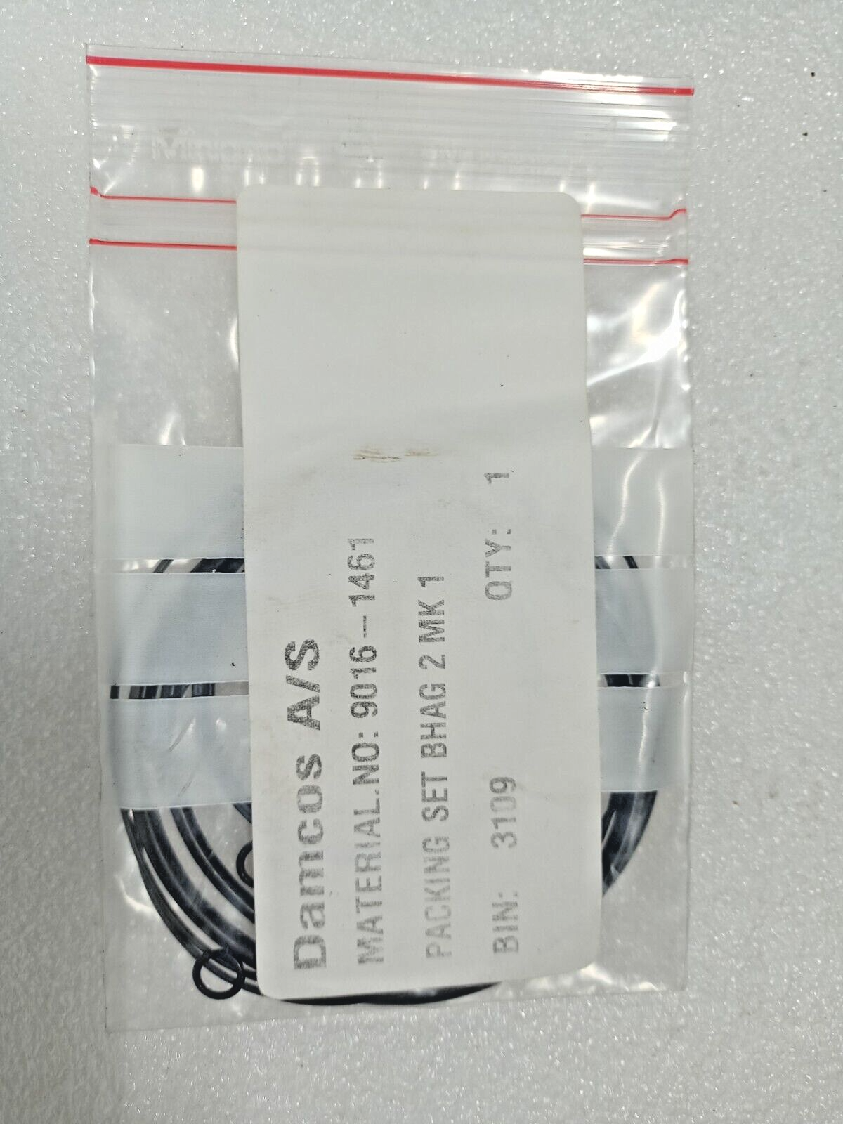 Damcos/Nordisk Packing set/seal kit for BHA2 MK1 actuator M/N: 9016-1461