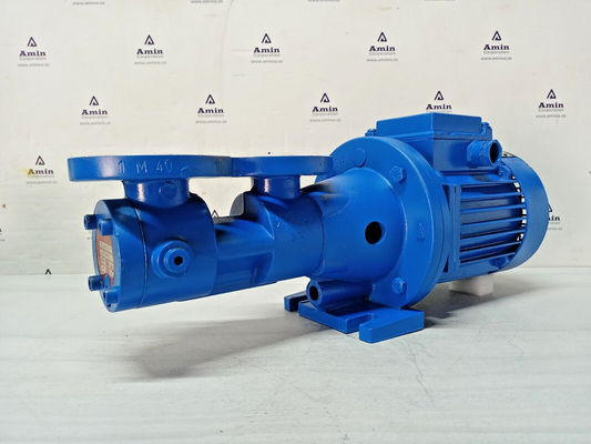 Saacke Kral NFUG-10 Triple screw pump with motor 0.37kw, 60hz, 1650rpm - TESTED