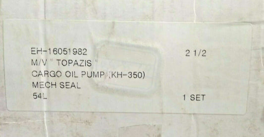 Shinko Mechanical Seal For Cargo Oil Pump KH-350 Part no. 54L EH-16051982 - NEW