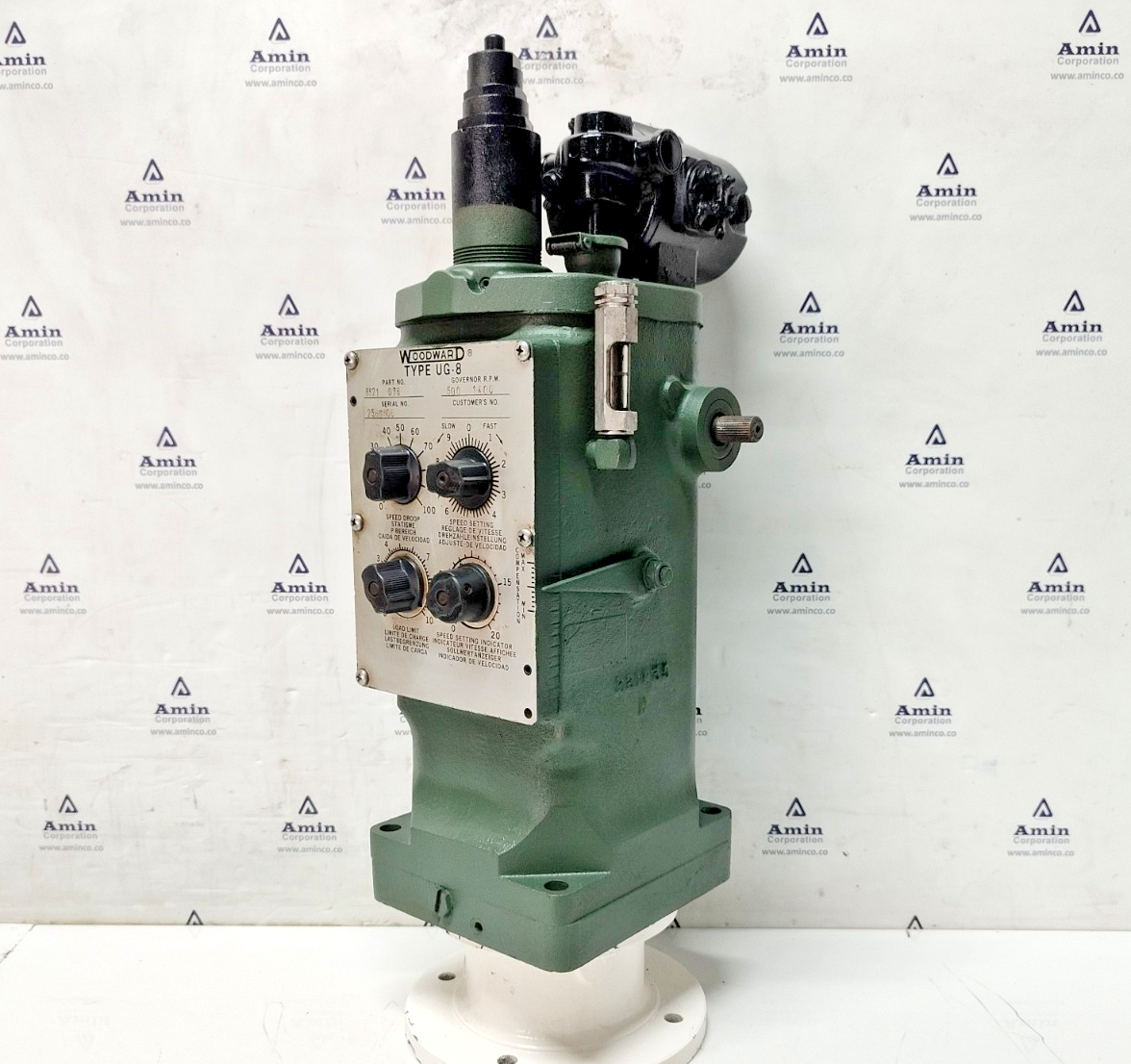 Woodward UG-8 Governor part No. : 8521-076 RPM: 500-1400 - TESTED