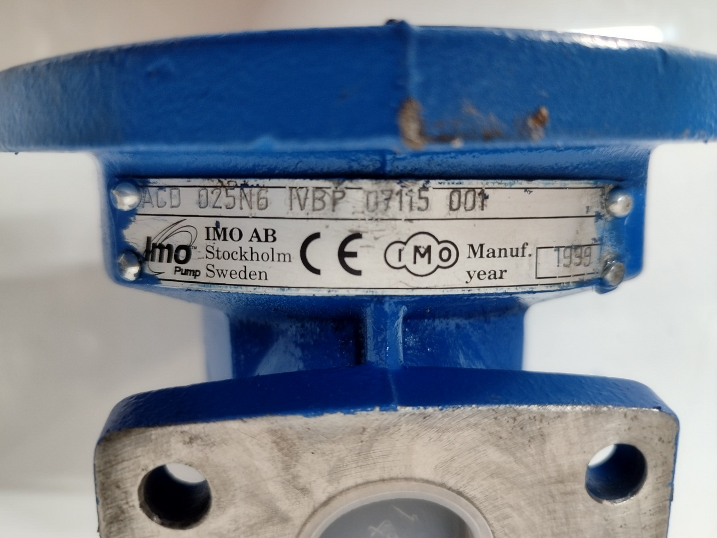 IMO ACD 025N6 IVBP Triple screw pump - Refurbished & Tested