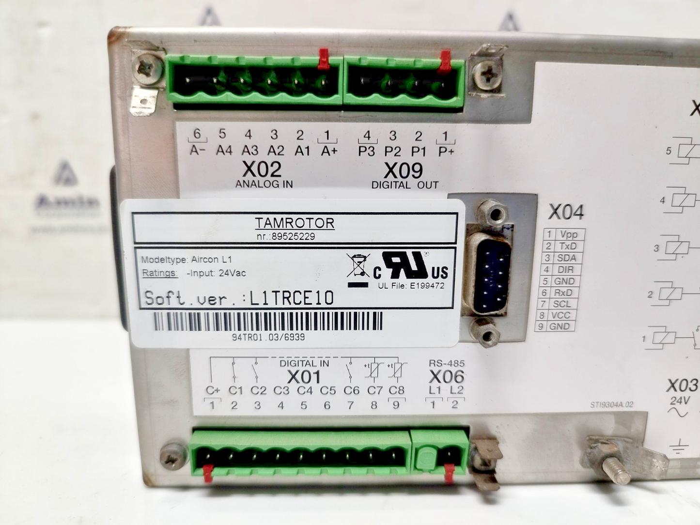 Tamrotor AIRCON L1 89525229 Compressor Controller Software ver. L1TRCE10