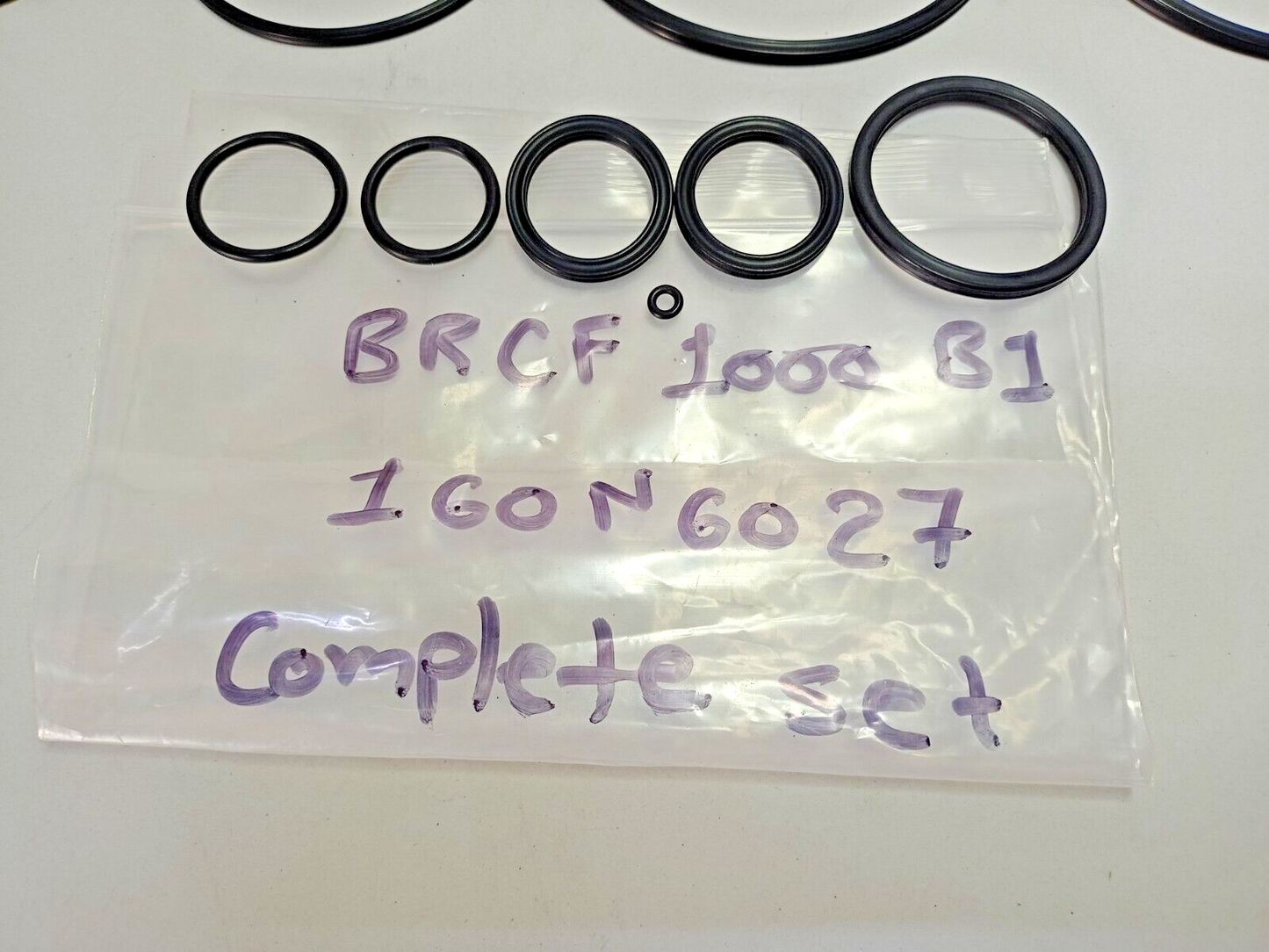 Damcos BRCF 1000 B1 P/N: 160N6027 Seal kit - NEW