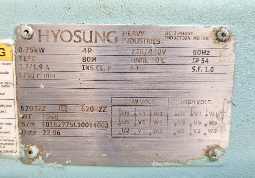 IPCO High Pressure Piston pump HP-1, capacity: 2 m3/h - Pressure Tetsted