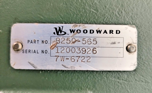 Woodward Governor 8250-565 Cat P/N: 7W-6722 EG6PC Governor
