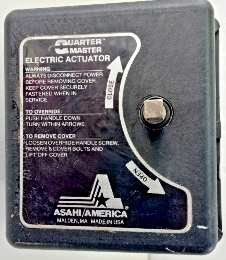 Quarter Master Asahi/America A94M2WJ Electric Actuator with Asahi 3-way valve