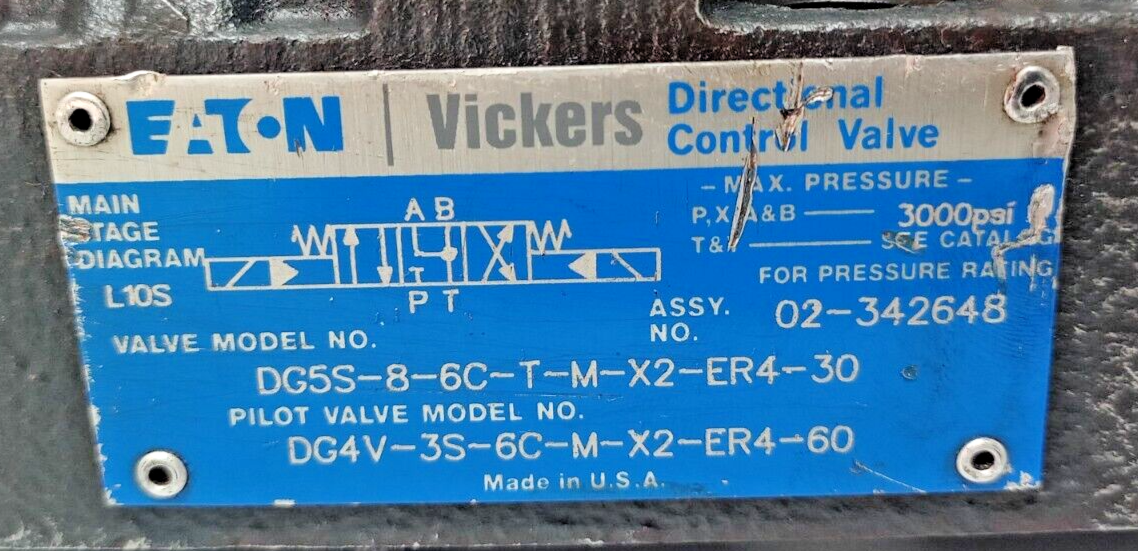 Eaton-Vickers DG5S-8-6C-T-M-X2-ER4-30 Directional control valve - NEW