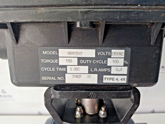Quarter Master Asahi/America A94M2WJ Electric Actuator with Asahi 3-way valve
