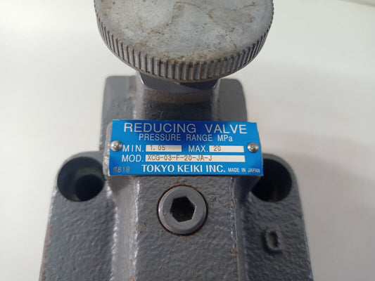 Tokyo Keiki XCG-03-F-20-JA-J Pressure reducing valve - NEW