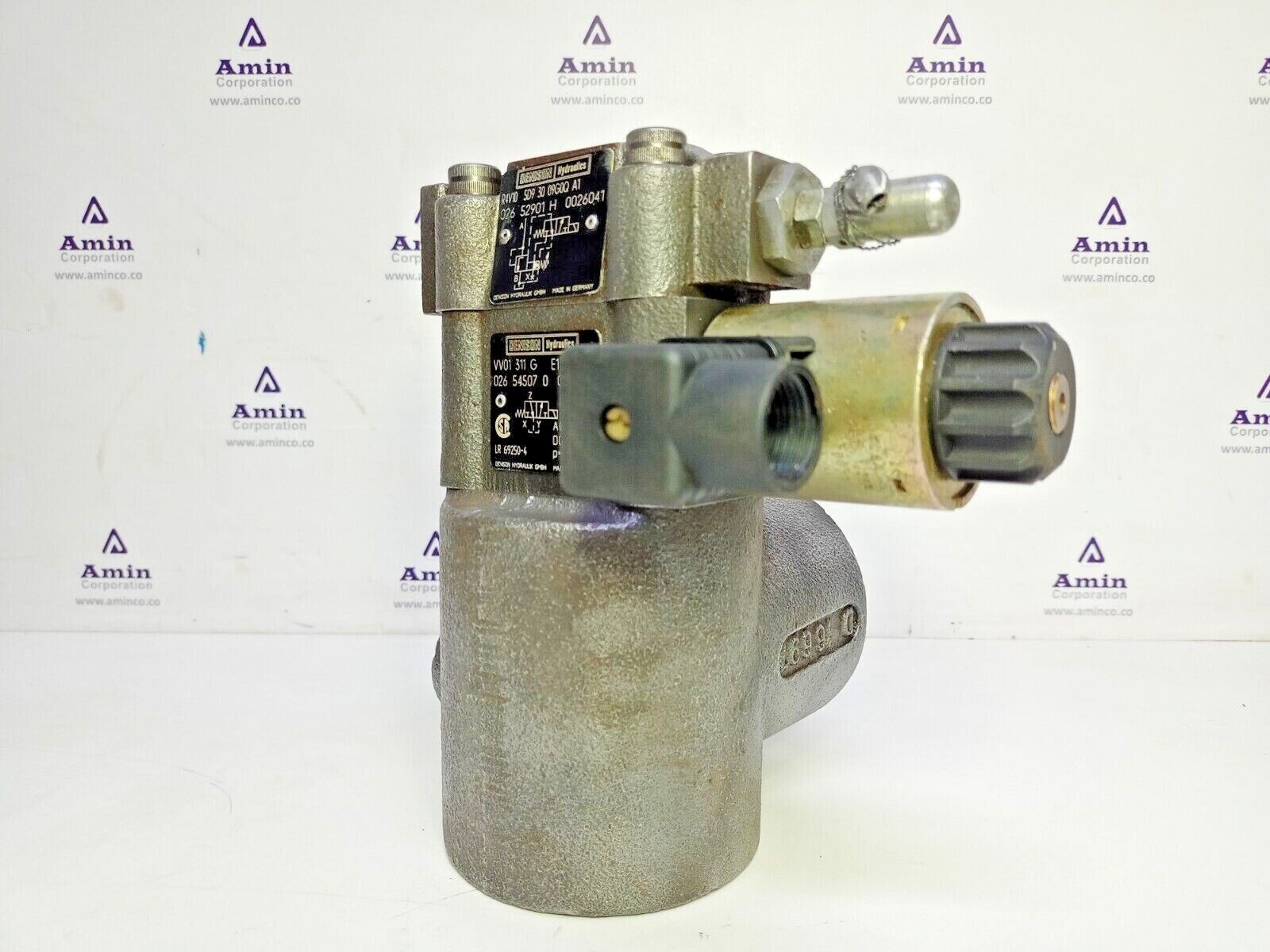 Denison hydraulics R4V10 5D9 30 with VV01 311 G E1 Pre. control and vent valve