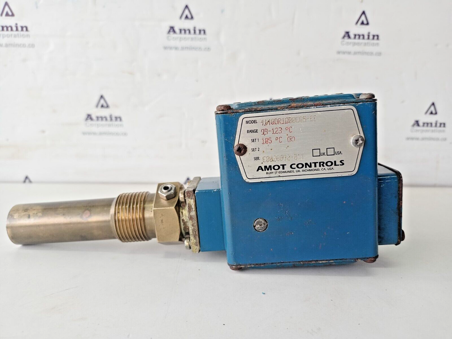 Amot Controls 4140DR1D00CG5-EE - New Unused Free fast ship Range:99-123° C