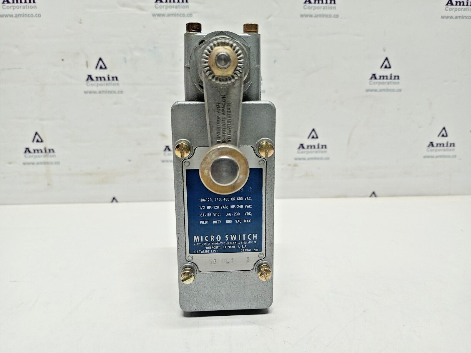 MICRO SWITCH 151ML1 600VAC 10A Honeywell/Micro switch Precision limit switch NEW