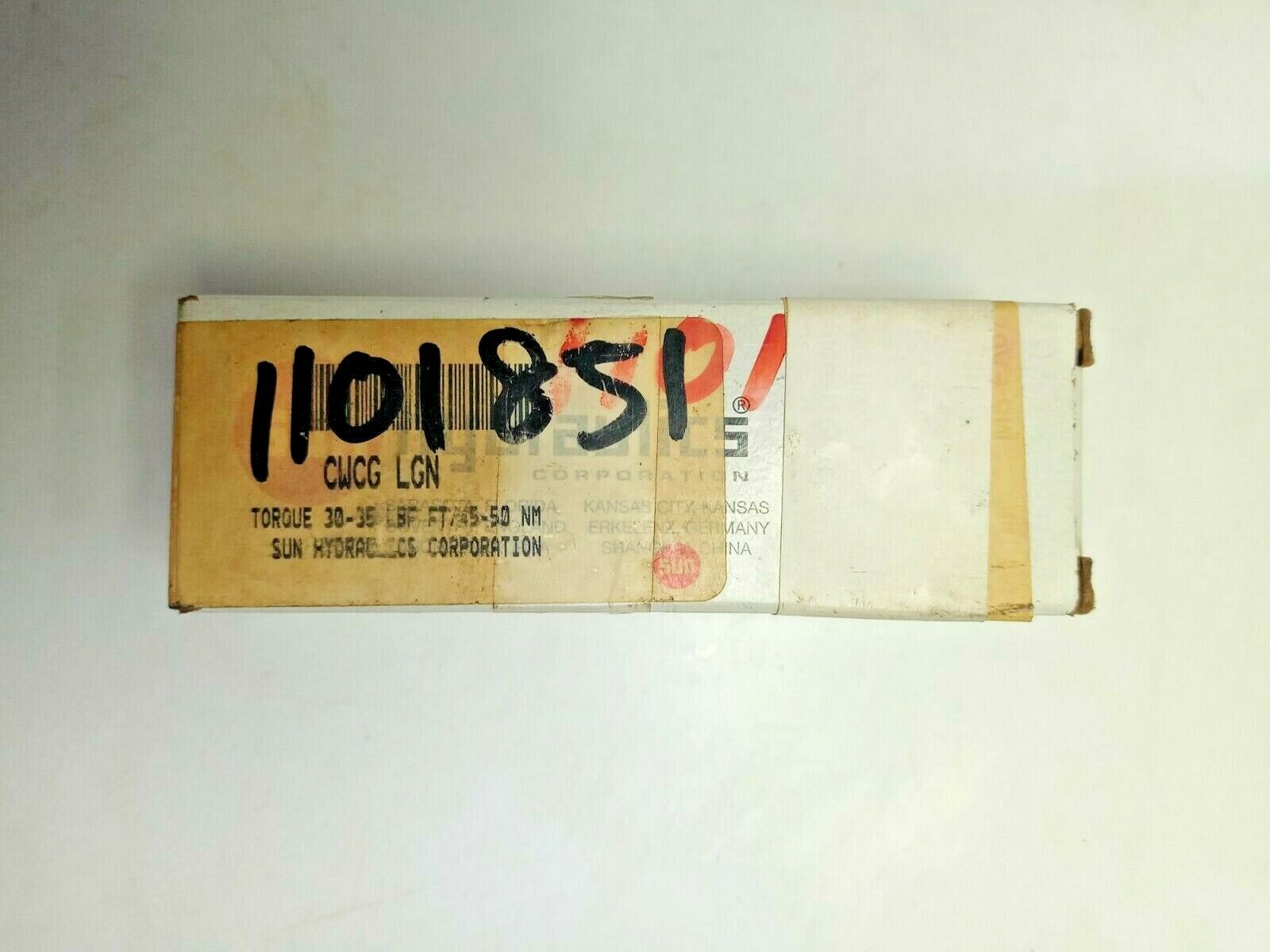 Sun hydraulics CWCG-LGN Counterbalance valve 5:1 pilot ratio CWCGLGN - NEW