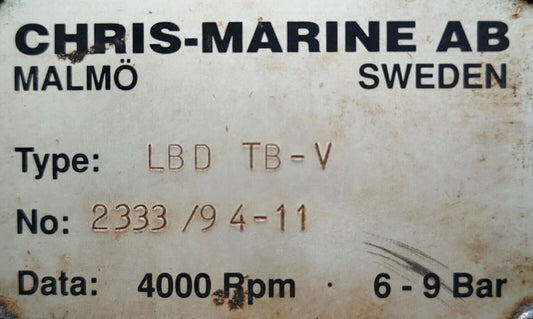 Chris-Marine AB LBD TB-V Valve Spindle and seat grinding Machine