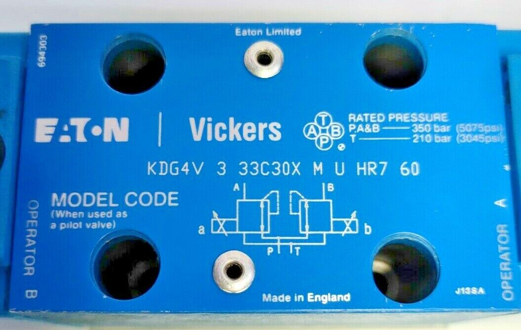 Vickers KDG4V 3 33C30X H MU HR7 60 Proportional valve - NEW