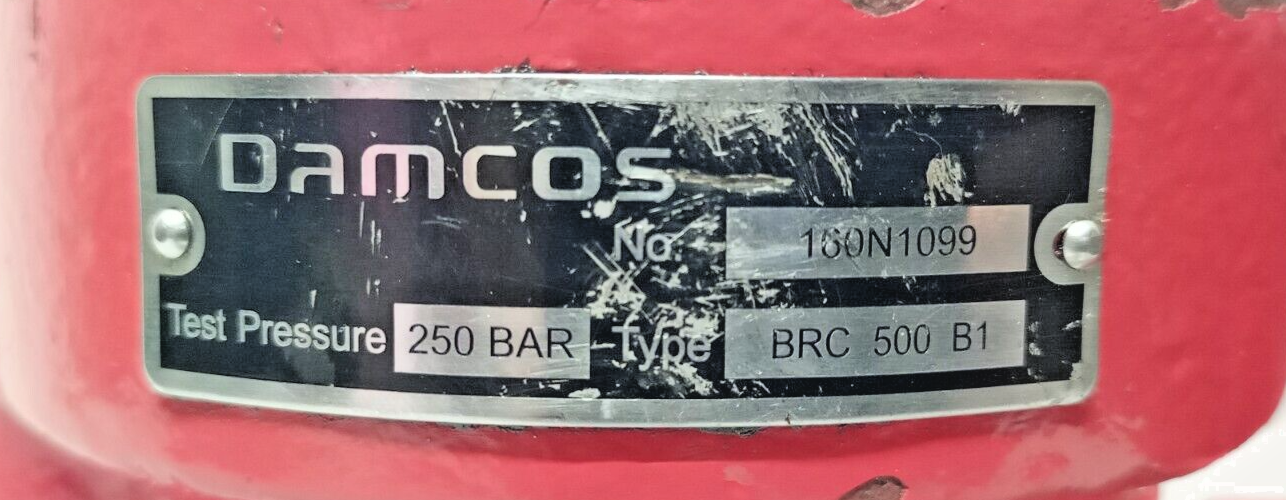 BRC 500-B1 Damcos Hydraulic Double-Acting Balanced Rotary Actuator 160N1099
