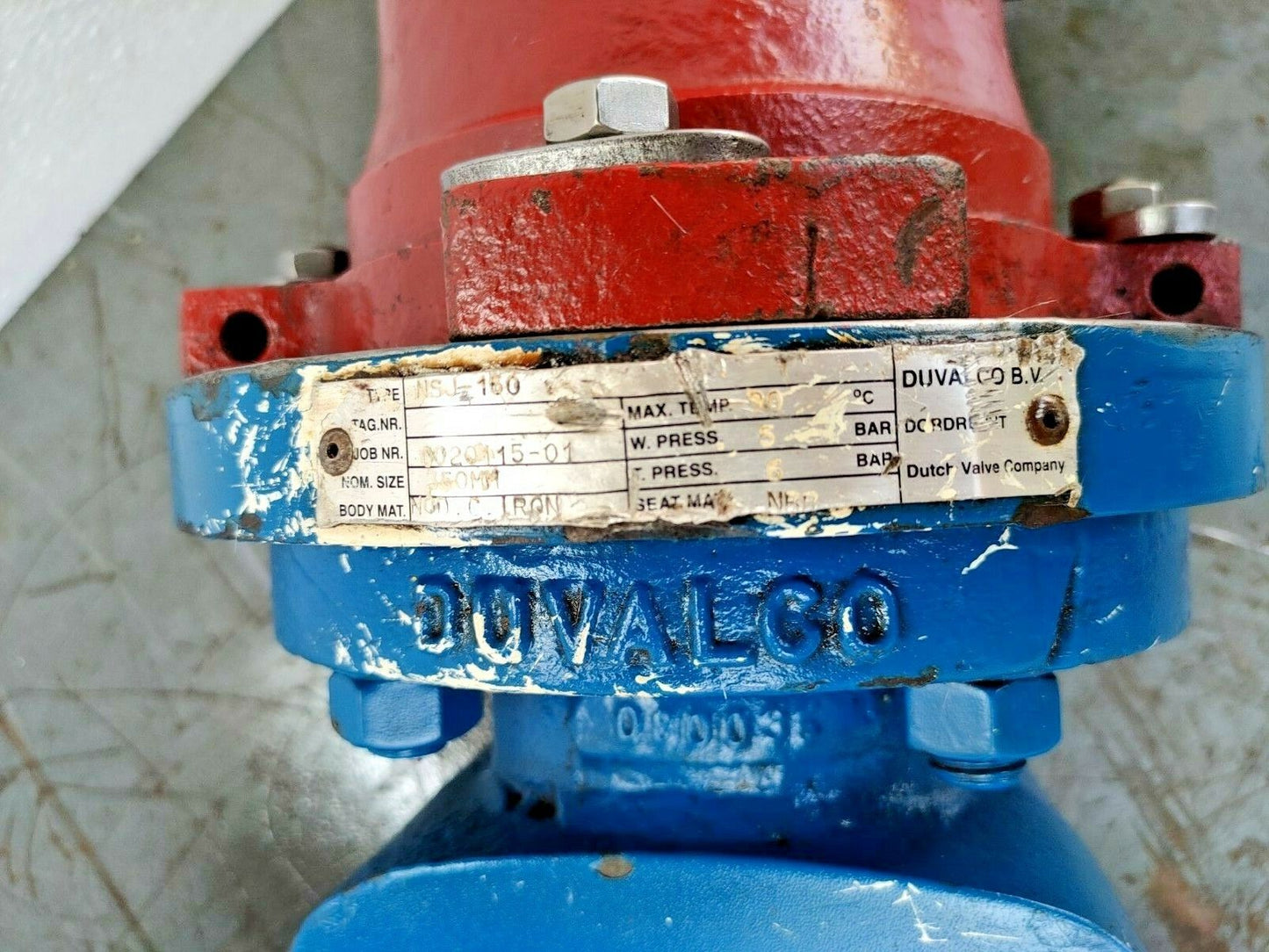 Danfoss BRC 022 A1 Actuator with Duvalco NSJ-150 Butterfly valve - NEW Surplus