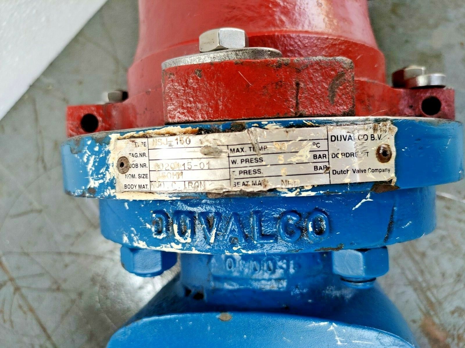 Danfoss BRC 022 A1 Actuator with Duvalco NSJ-150 Butterfly valve - NEW Surplus